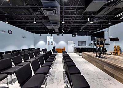 Unity Fort Lauderdale sanctuary seating and platform