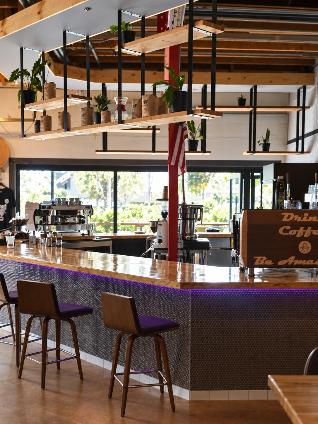 CoLab coffee bar and open-air seating