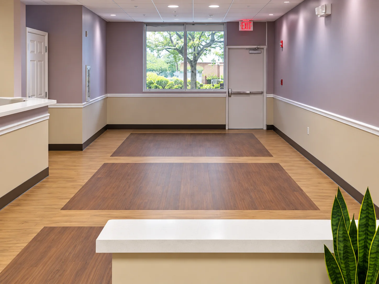 Holy Cross OB/GYN reception area