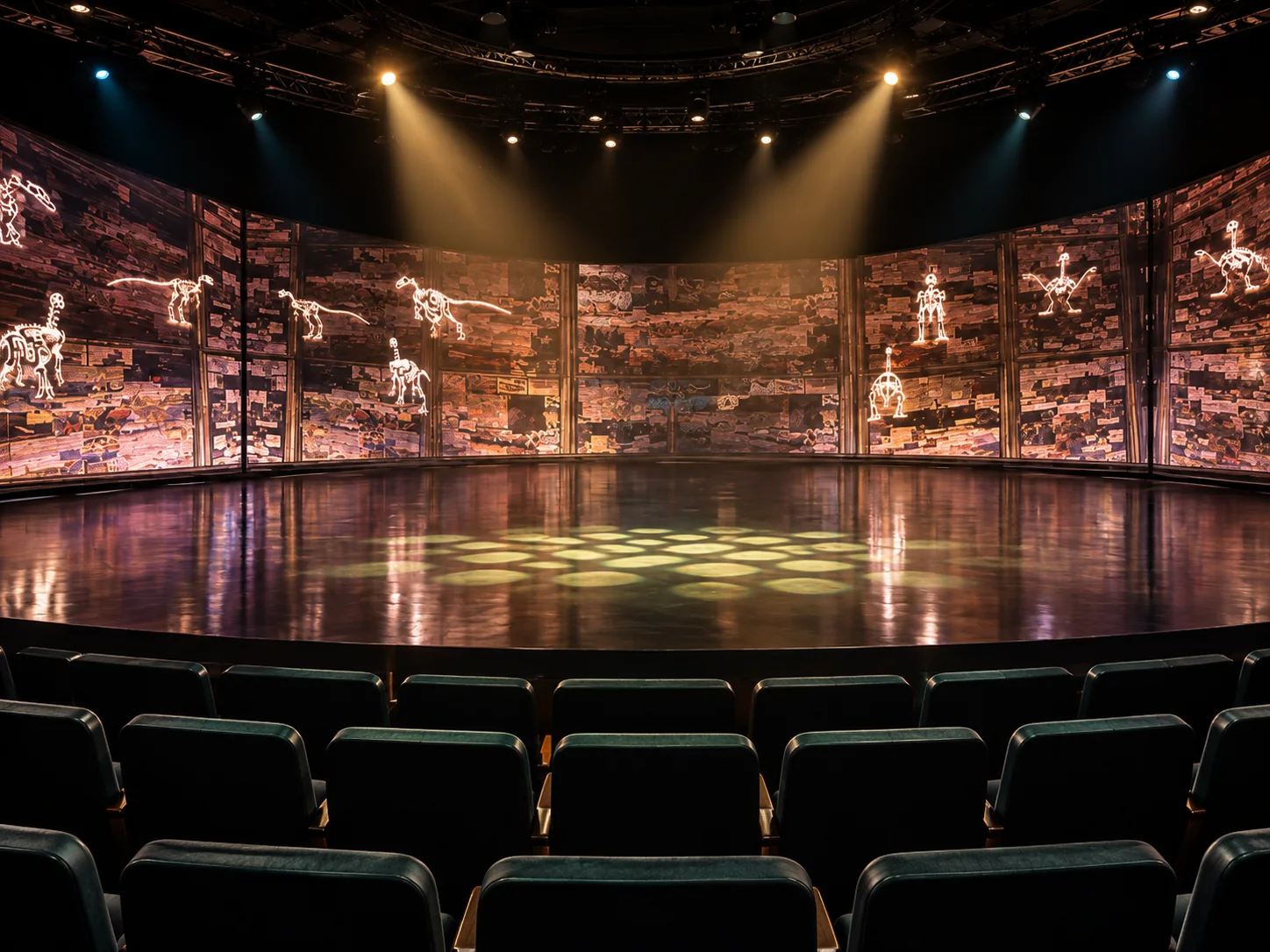 Holotheater stage at the Museum of Discovery and Science