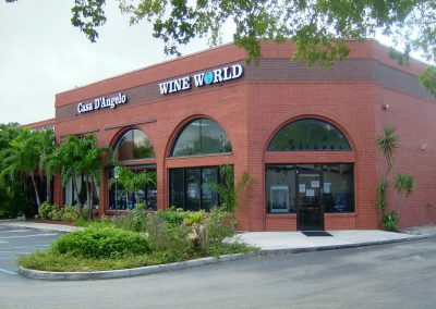 Wine World retail exterior by Danto Builders